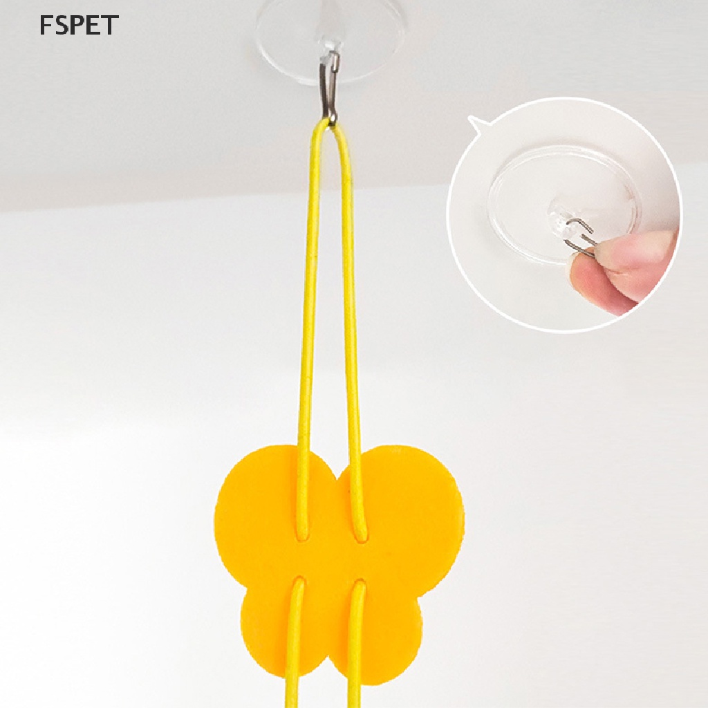 Đồ Chơi Tương Tác Tự Dính Hình Sâu Bướm Có Dây Thừng Treo Cửa Cho Mèo Cưng