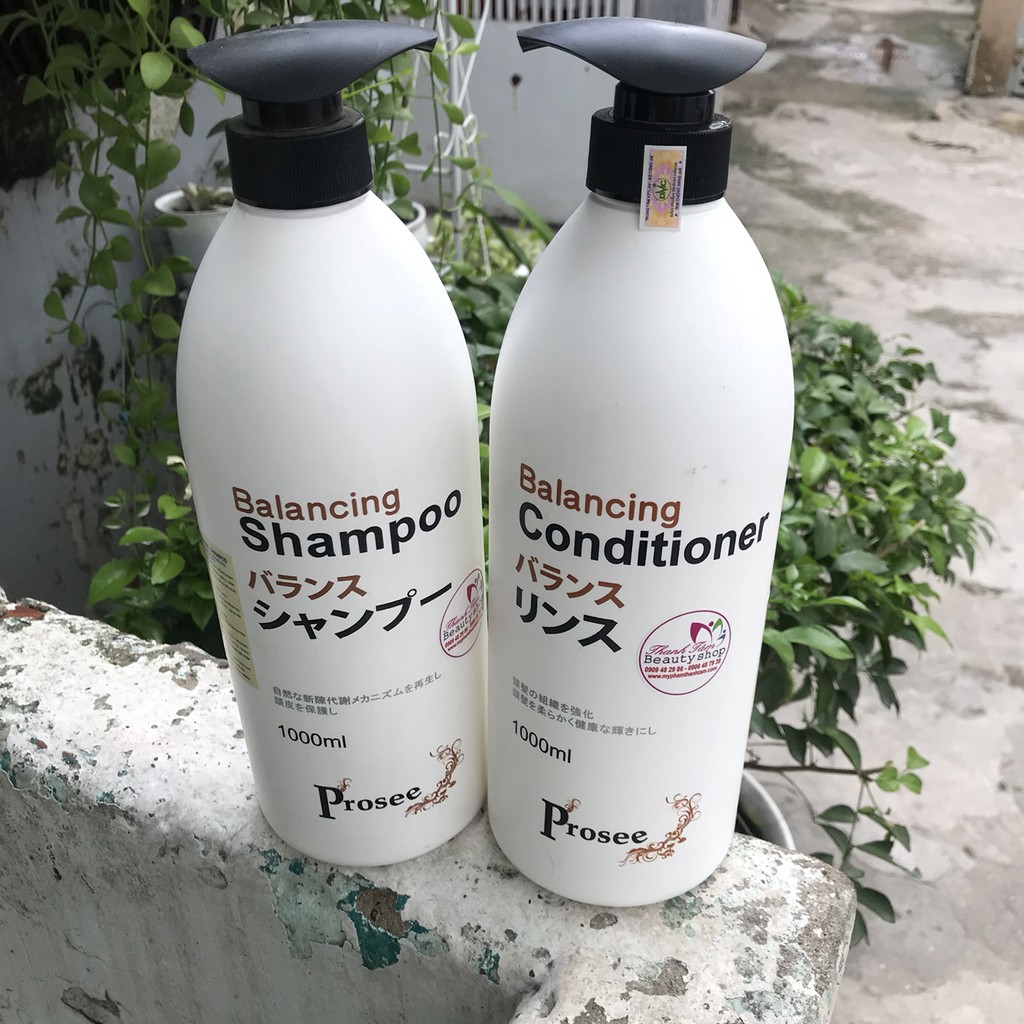 🌾Best Seller🎋 Dầu gội dành cho tóc gàu chống dầu, chống rụng tóc Prosee Balancing Shampoo AS14 1000ml