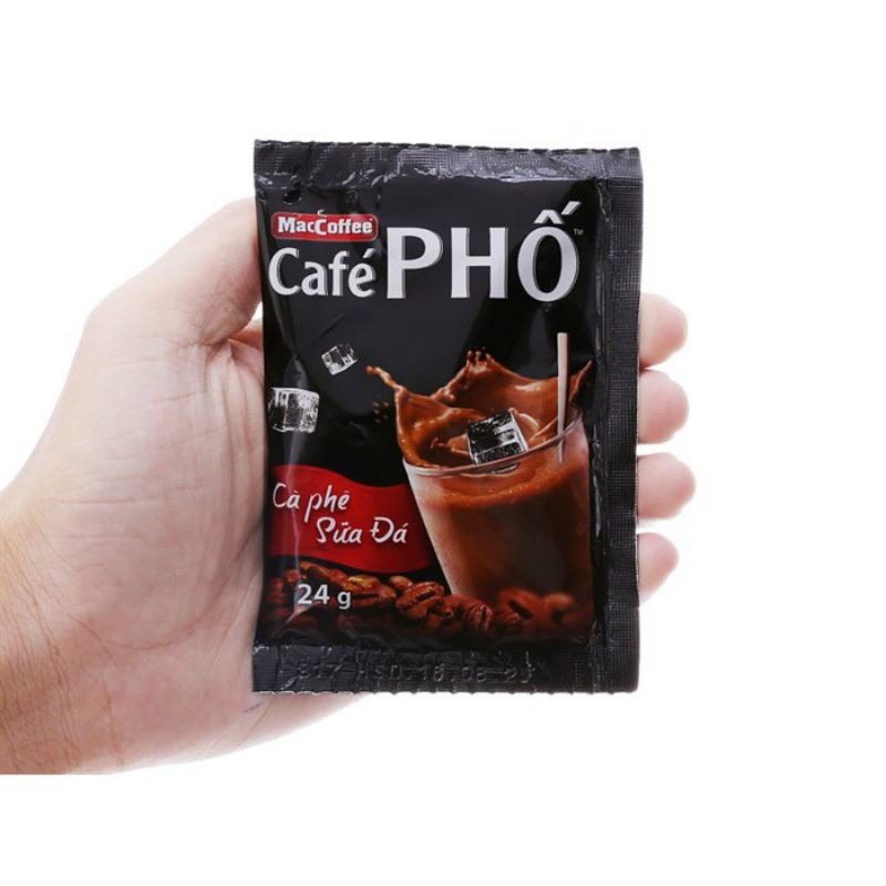 CÀ PHÊ PHỐ SỮA ĐÁ 30 gói x 24g