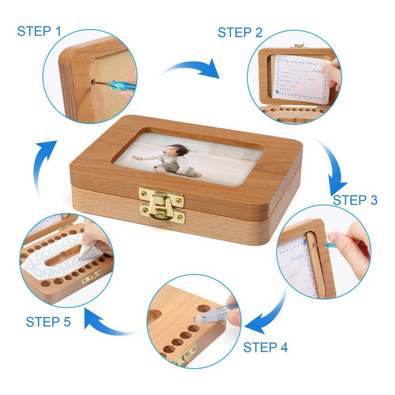 Hộp đựng răng sữa tiện dụng cho bé