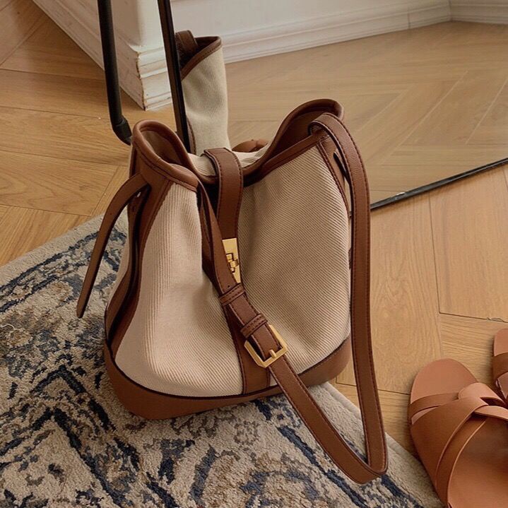 Túi Xách Canvas Sức Chứa Lớn Thời Trang Mùa Hè Cho Nữ