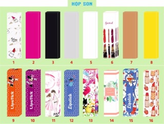 combo 100 hộp đựng son sáp 