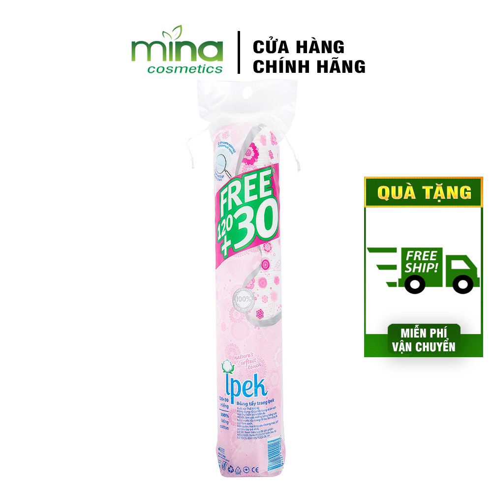 Bông Tẩy Trang Ipek 130 Miếng Cotton Pads