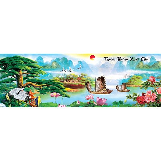 Tranh đính đá Thuận Buồm Xuôi Gió 77537