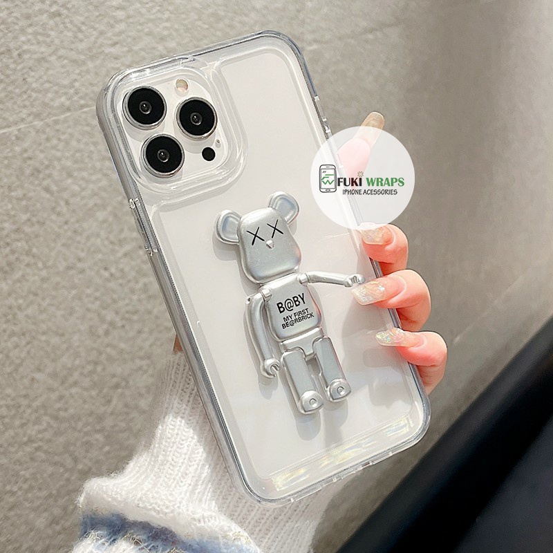 Ốp Lưng Gấu Trong Suốt Dành Cho 13prm , 12prm , 11prm , x , xsm  - FukiShop