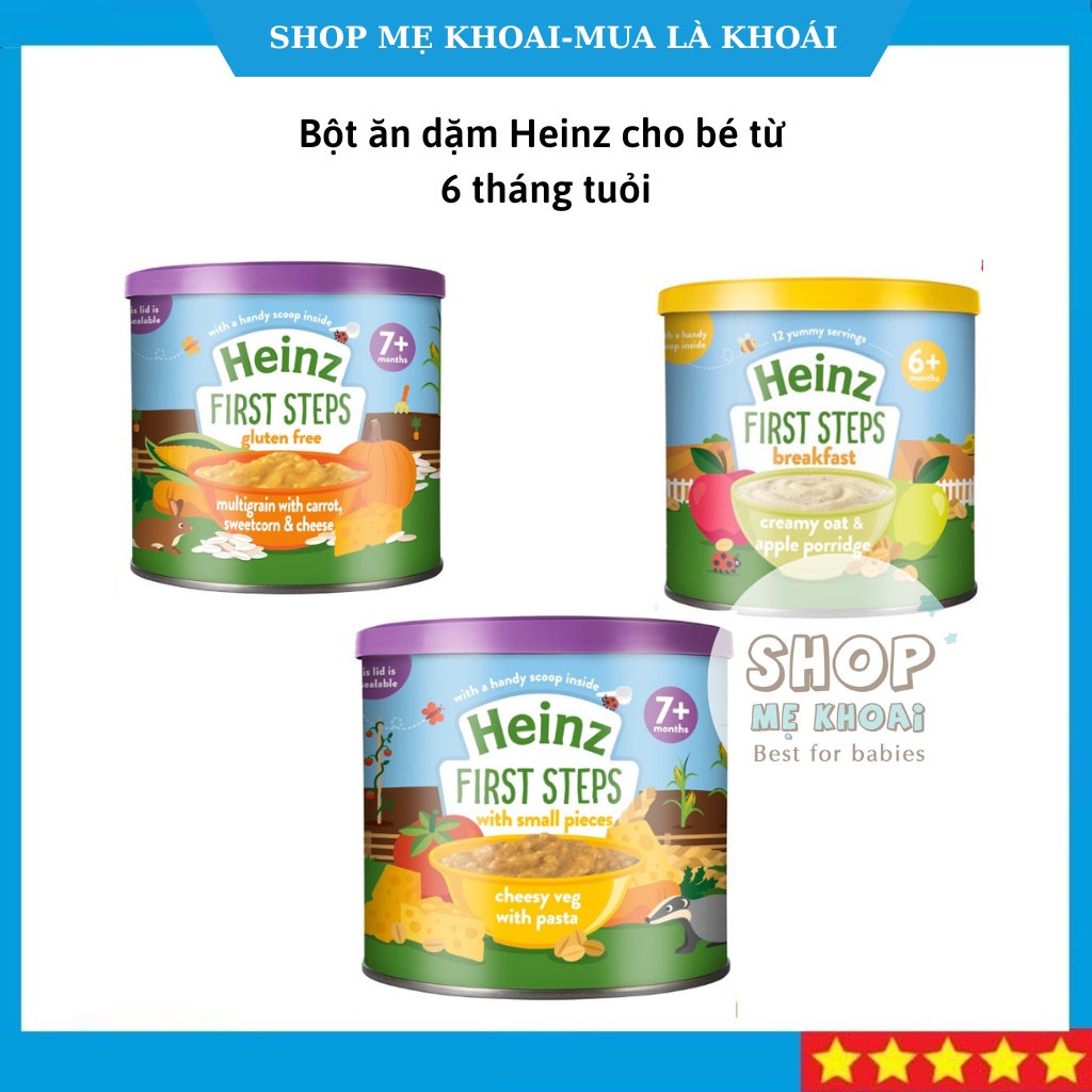 Bột Ăn Dặm HEINZ 240g cho bé từ 6 tháng tuổi