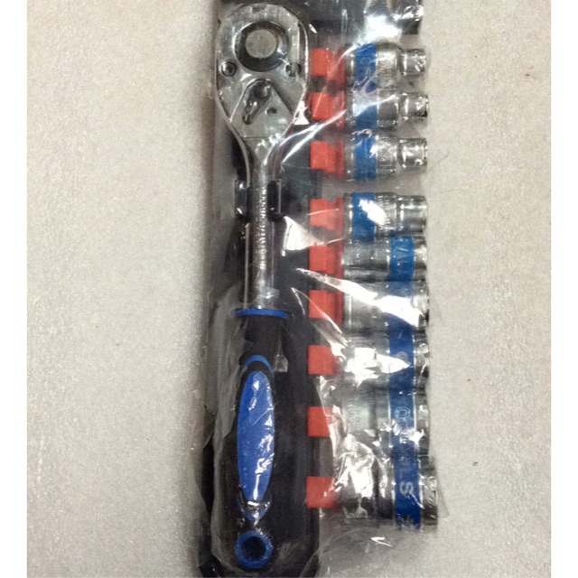 Bộ khẩu 10 chi tiết chrome vanadium