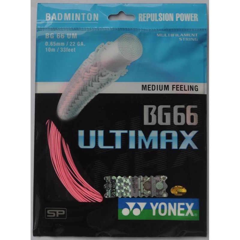 YONEX Badminton String BG66 ULTIMAX (0.65mm)