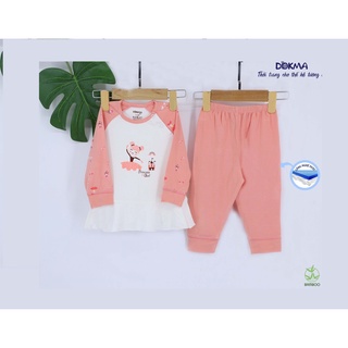 [Mã BMLT30 giảm đến 30K đơn 299K] DB552 Bộ quần áo dài tay Dokma ( 6-24M)