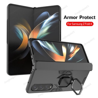 Ốp Điện Thoại Cứng Chống Mồ Hôi Có Vòng Đỡ Cho Samsung Galaxy Z Fold 3 4 Fold4 5G Fold2 Fold3 Fold 2