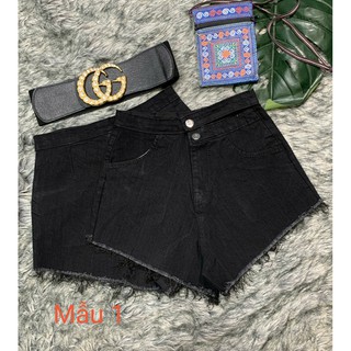 Quần Shorts Kaki Cạp Cao Thời Trang Nữ Trơn Quần Shorts Kaki Cạp Cao Kiểu Viền