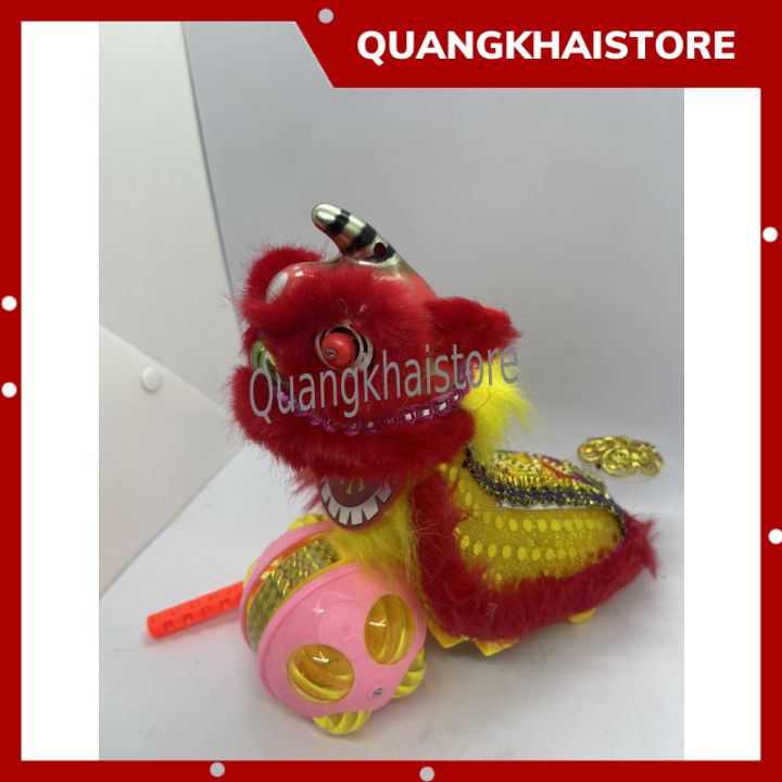 Đồ Chơi Tết Trung Thu Kỳ Lân Sư Tử Chạy Pin Phát Sáng, Đèn Trung Thu Cho Bé