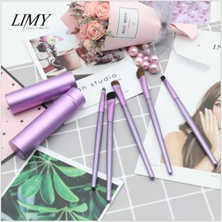 Bộ 05 cọ trang điểm makeup mắt lông ngựa chuyên nghiệp limy limy01