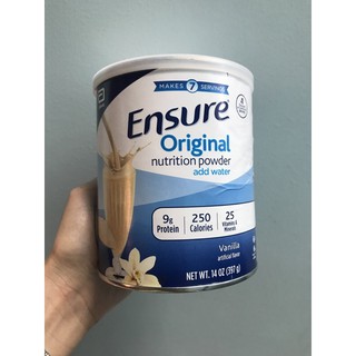 Sữa Ensure Original Mỹ 397g date 2/2025