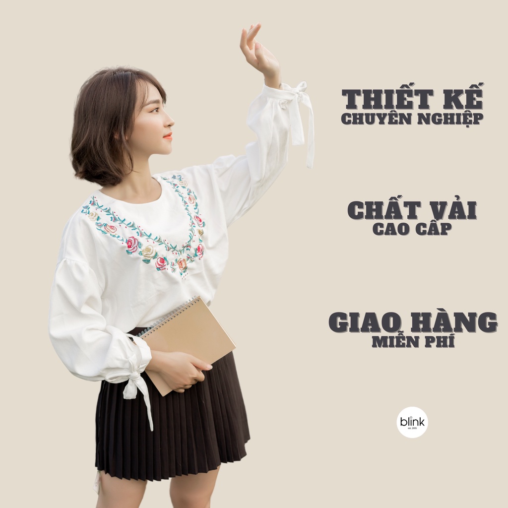 Áo Thêu Hoa  - Mẫu độc quyền không đụng hàng!