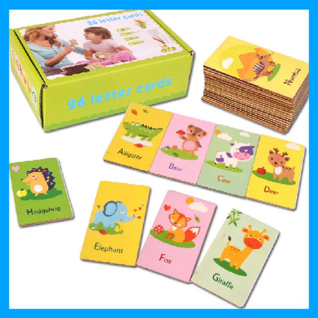 HCM - Bộ 26 Chữ Cái Học Tiếng Anh Cho Bé
