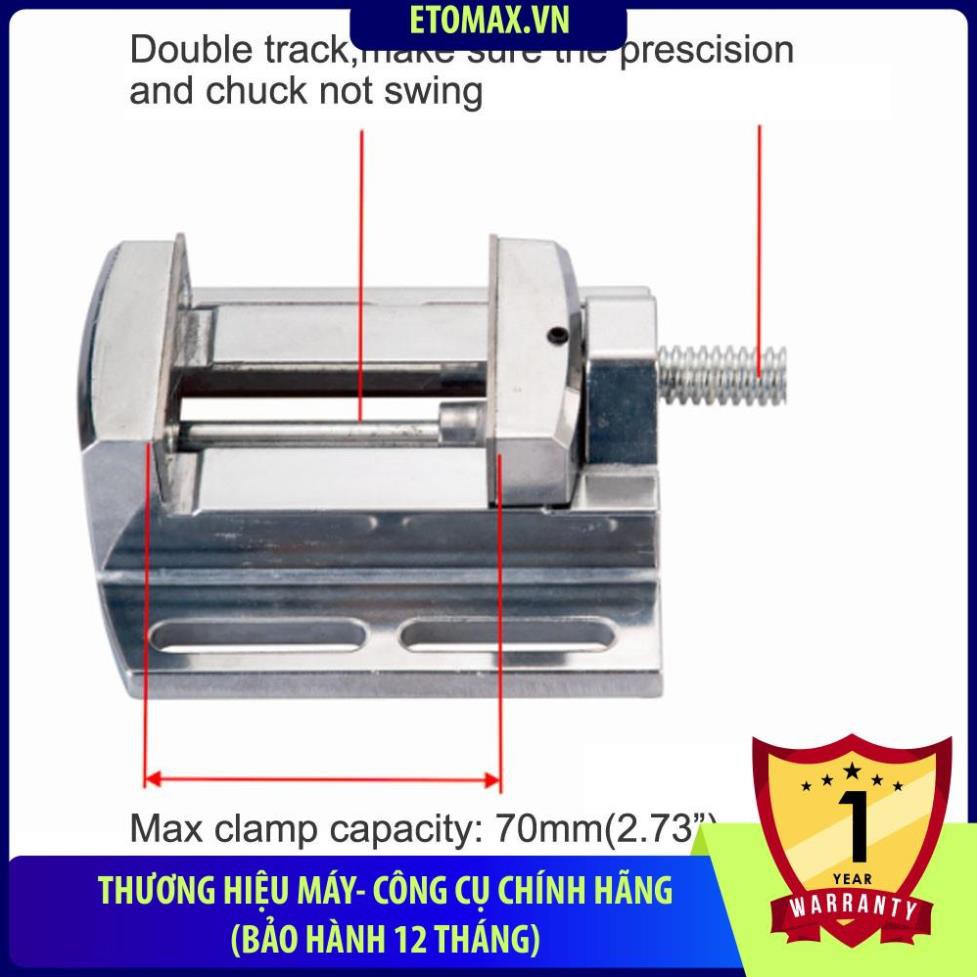 Ê tô để bàn MINIQ 2.5inch,Chính hãng MiniQ,Hợp kim Aluminium cao cấp.
