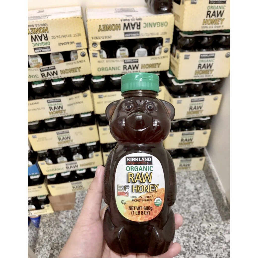 ❤️ [Date 9/2022] Mật ong gấu hữu cơ Kirkland Organic Raw Honey 680g Mỹ | BigBuy360 - bigbuy360.vn