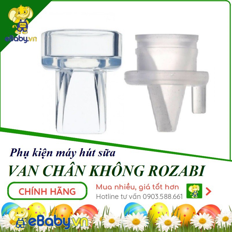 [KHÔNG HỞ] Van chân không một chiều - Lưỡi gà máy hút sữa Rozabi (Deluxe, Deluxe Plus, Basic, Compact)