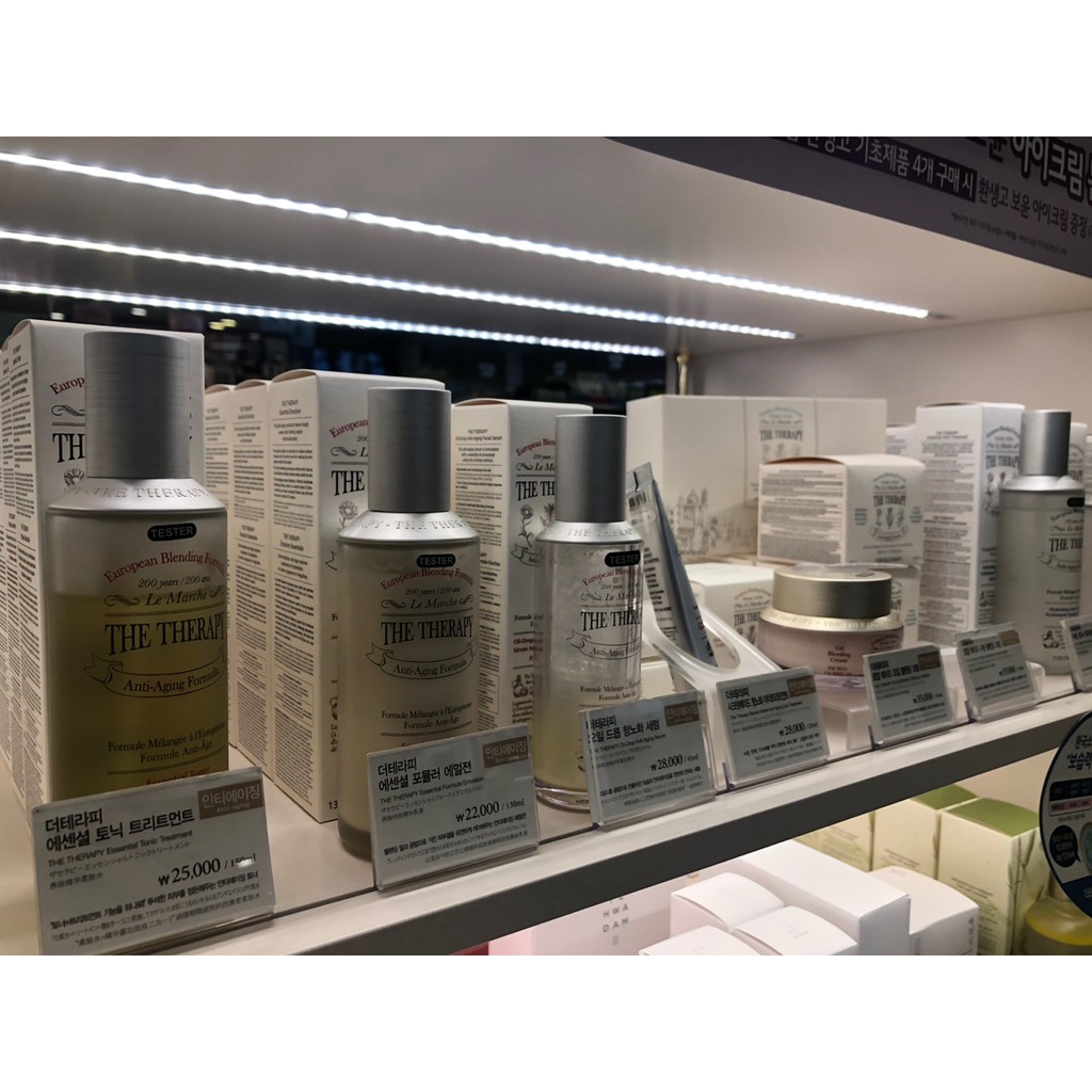 THE FACE SHOP THE THERAPY Serum Infused Oil Cleanser 225ml *ORIGINAL KOREA*