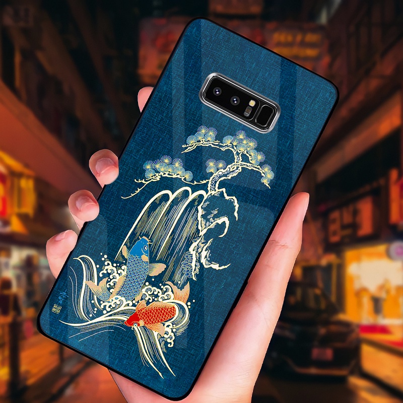 Ốp Samsung Galaxy NOTE 8 Mặt kính cường sang trọng, cao cấp, sáng bóng