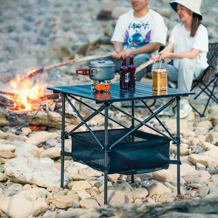 Bàn Gấp Dã Ngoại Di Động Cầm tay Siêu nhẹ cho Du Lịch Picnic Cắm Trại