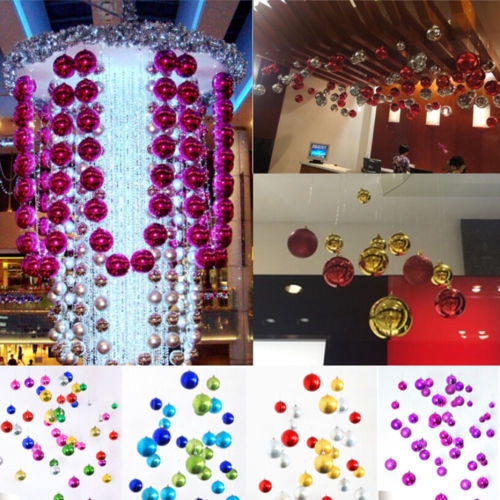 Set 24 Quả Châu Trang Trí Cây Thông Noel