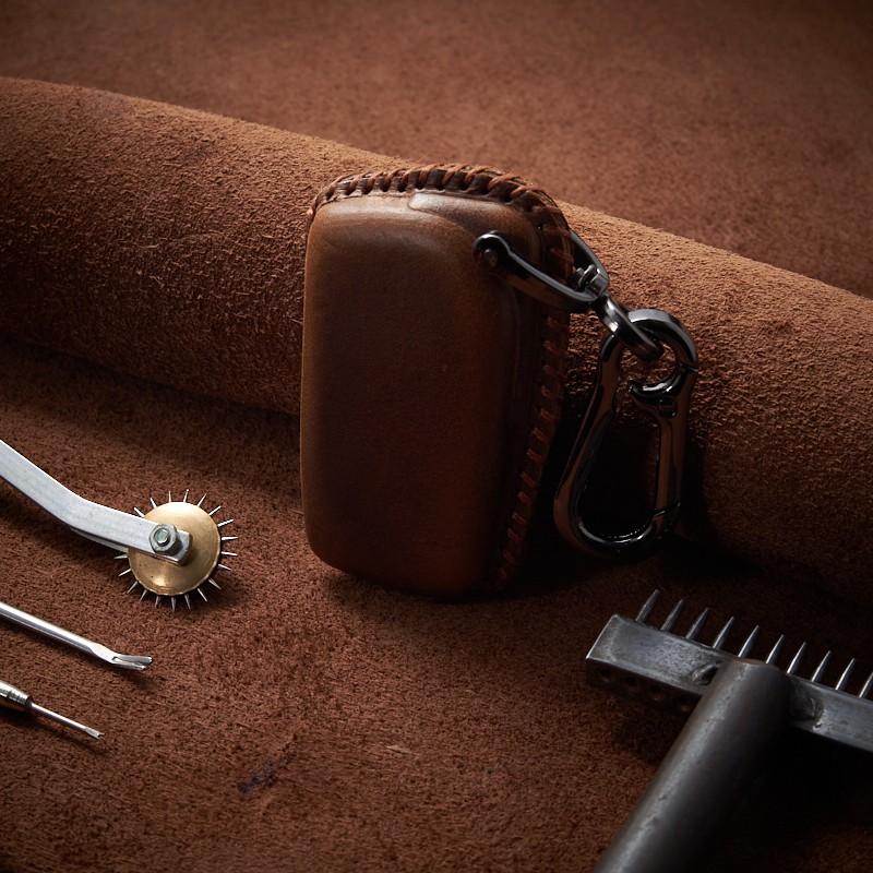 Bao Da Chìa Khóa Ô Tô Handmade Toyota Colora Altis 2015 / Innova 2019 Da Bò opkey