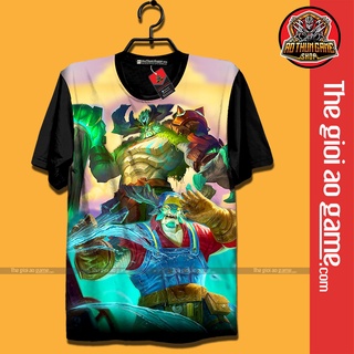 Áo Liên Quân , Áo Thun Liên Quân Mobile Baldum Unisex Nam Nữ Basic Tay Ngắn Form Rộng / Thegioiaogame.com