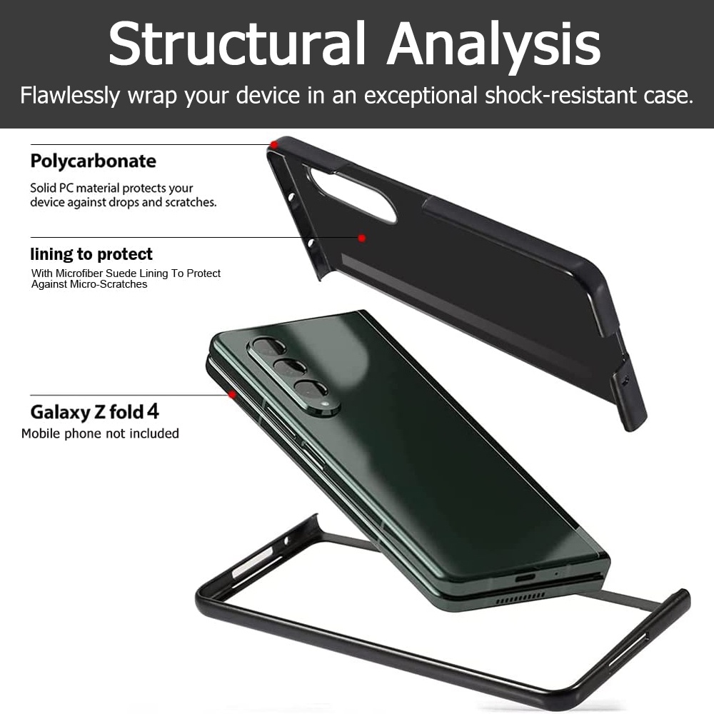 Bao Da Điện Thoại Nắp Gập Dạng Ví Có Ngăn Đựng Thẻ Và Giá Đỡ Cho Galaxy Z Fold 4 5G Z Fold 4 5G 2022 2022