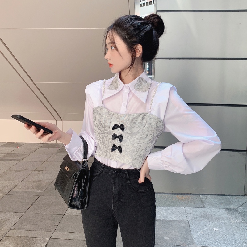 Áo Sơ Mi Tay Dài Thời Trang Mùa Hè Dễ Phối Đồ Cho Nữ