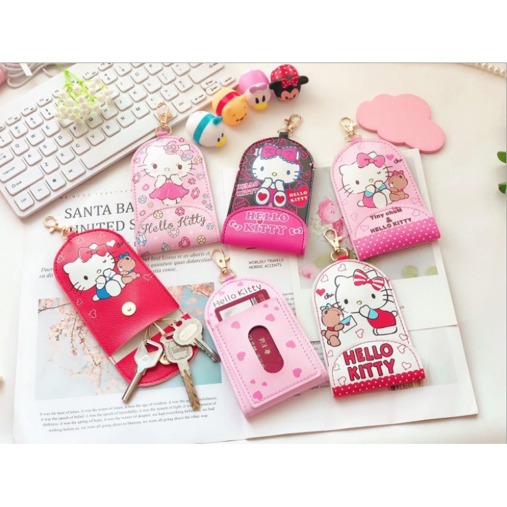 [Hàng Sẵn] Móc Khóa Hộp Đựng Thẻ Tiện Dụng Đáng Yêu Đa Chức Năng