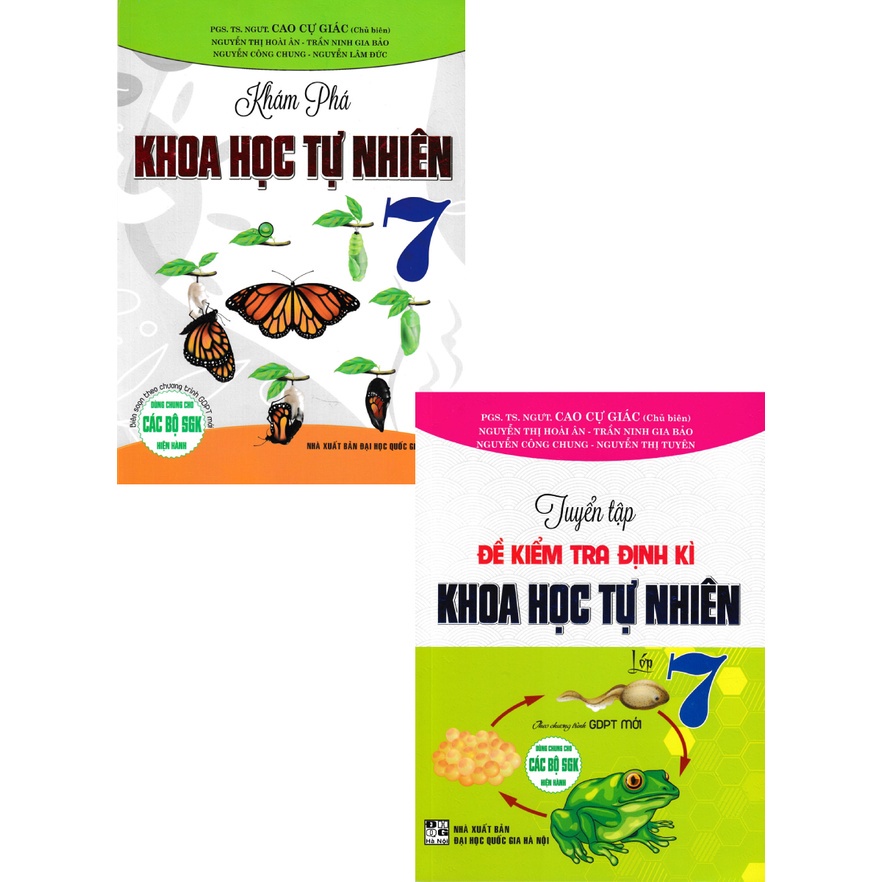 Sách  - Combo Khám Phá Khoa Học Tự Nhiên 7 + Tuyển Tập Đề Kiểm Tra Định Kì Khoa Học Tự Nhiên Lớp 7