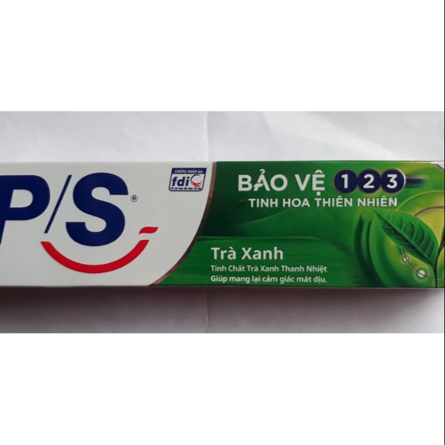 Kem đánh răng 240g PS trà xanh bảo vệ 123