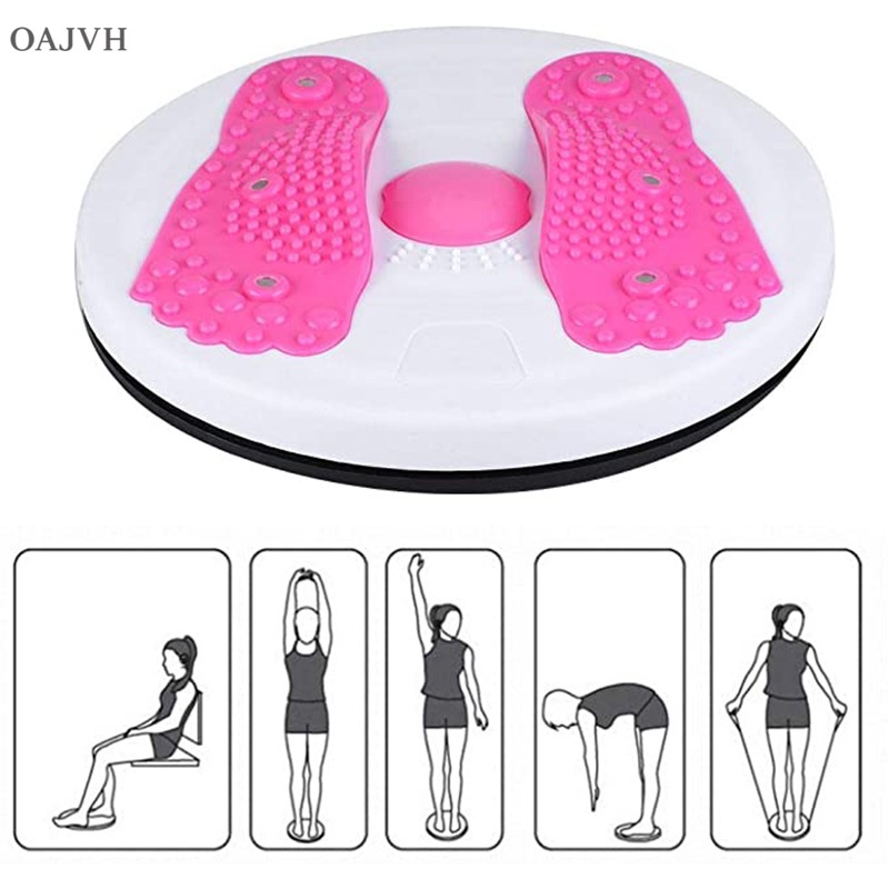 OA Twisting The Waist Dish Non Slip Body Shaping Twisting Waist Twister Plate Exercise Machine with 6 Magnets