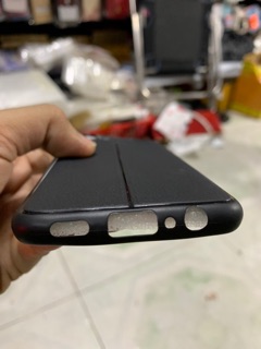 Ốp Samsung A01 Core  dẻo đen kiểu da