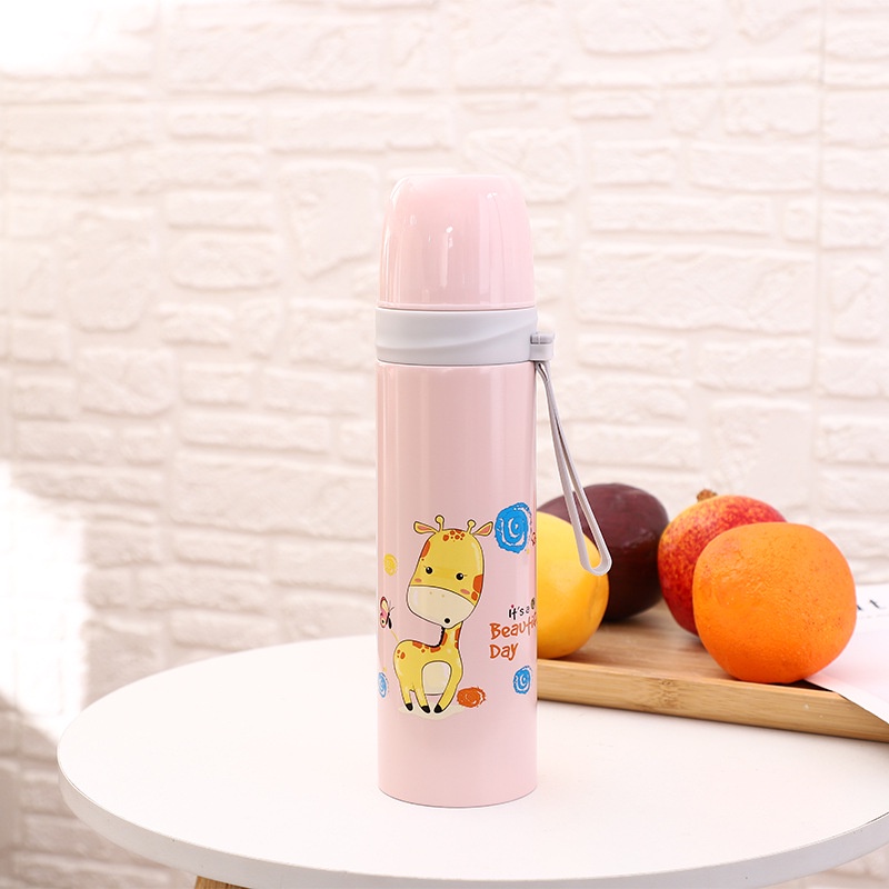 Bình Giữ Nhiệt 500ml In Hình Nhân Vật Hoạt Hình Doremon Elsa