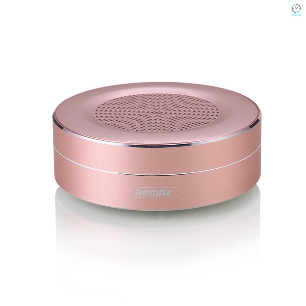 M Remax RB-M13 Portable BT Speaker Mini Wireless Speaker with TF Card HD Microphone for Home Outdoor Travel Pink