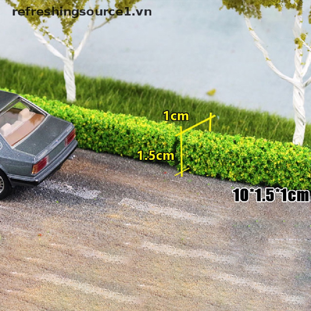 Bộ 2 Mô Hình Hàng Rào Cỏ mini DIY