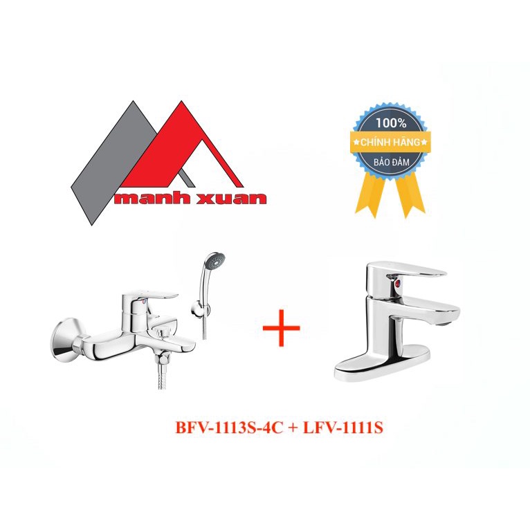 Combo trọn bộ INAX BFV-1113S-4C + LFV-1111S