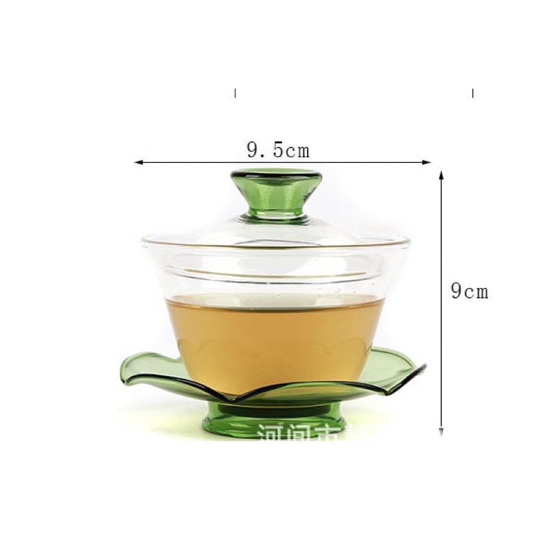 Chén khải pha trà bằng thuỷ tinh cao cấp