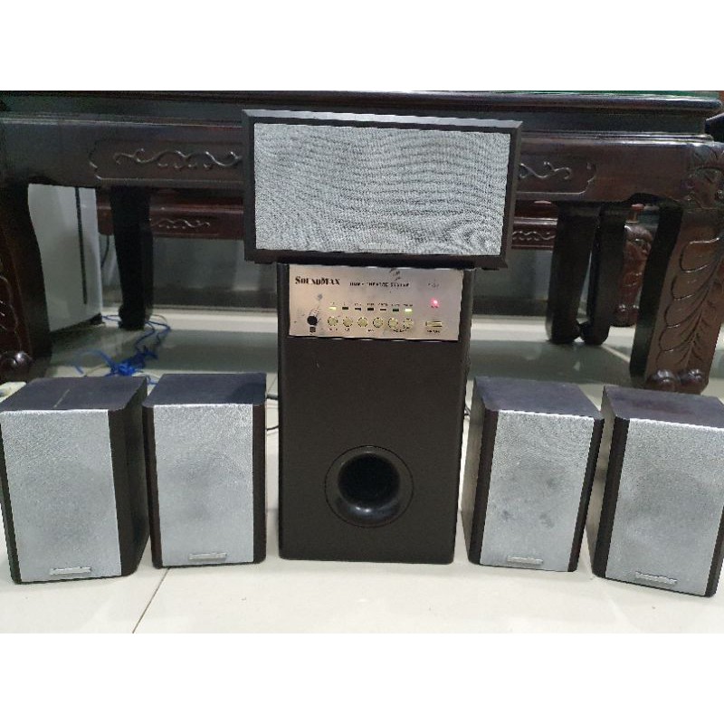 Loa vi tính Soundmax B50 5.1 Vân gỗ đẹp Đã qua sử dụng