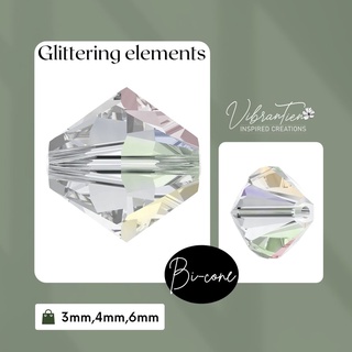 [Mã SKAMLTSM9 giảm 10% đơn 99K] Pha lê Swarovski nón 3mm/4mm/5mm/6mm (1viên)
