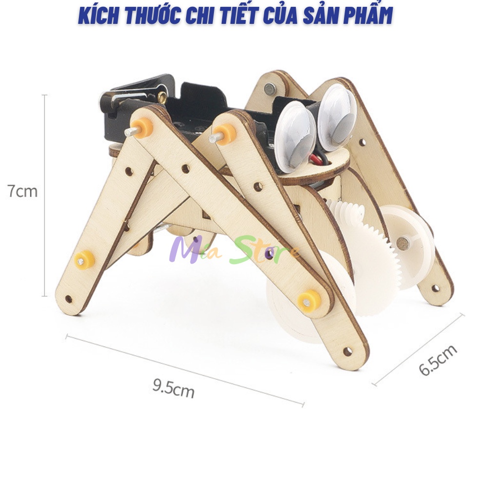 Đồ chơi thông minh, sáng tạo STEM Mô hình lắp ráp Con Nhện cho bé, Đồ chơi cho bé DIY| Giáo dục STEM, STEAM