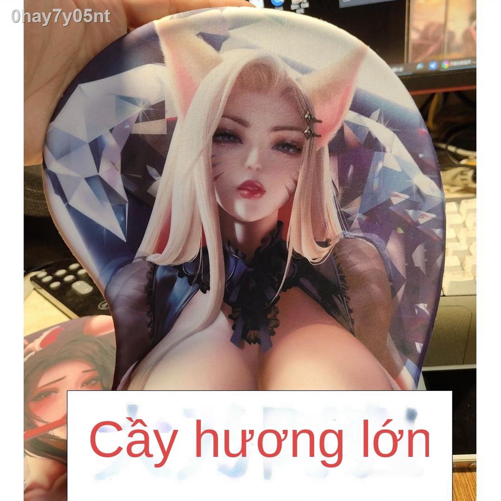 Tấm lót chuột 3d ngực cô gái chàng trai bảo vệ cổ tay thần thánh ban đầu tùy chỉnh máy tính đệm mềm chơ