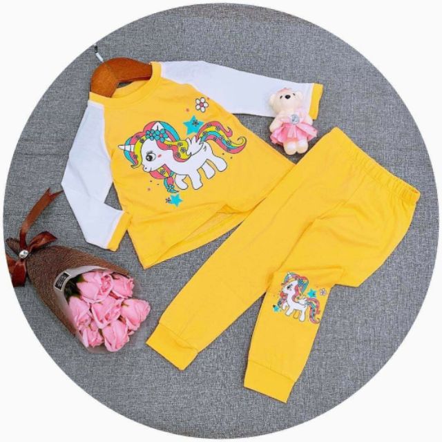 Combo 6 bộ thu đông bé gái