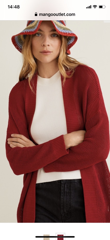 Áo Cardigan Mango Auth
