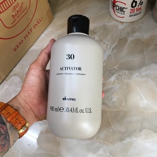 Trợ nhuộm tóc Oxi (davines) 3%6%9%12% dung tích 900ml (dùng để pha với màu nhuộm) HÀNG CHÍNH hãng