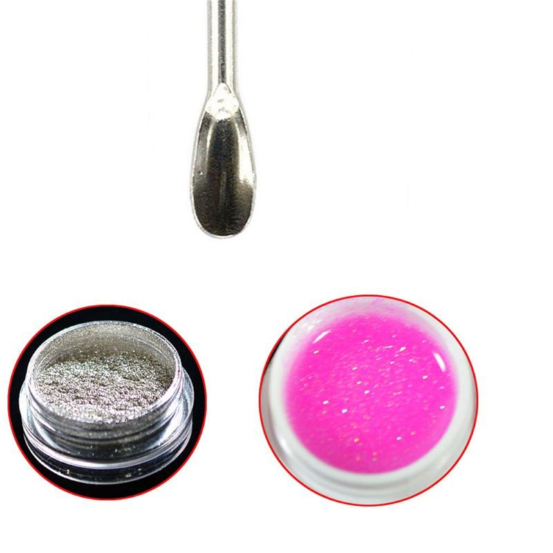 Muỗng lấy kim tuyến trang trí móng tay chuyên nghiệp