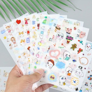 bộ 6 tấm hình dán sticker